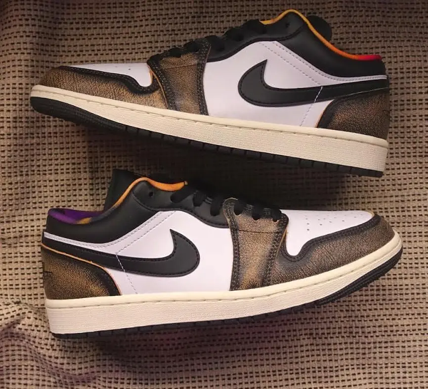 Giày Nike Air Jordan 1 Low 'White Sail' DQ8422-001 - Ảnh 8