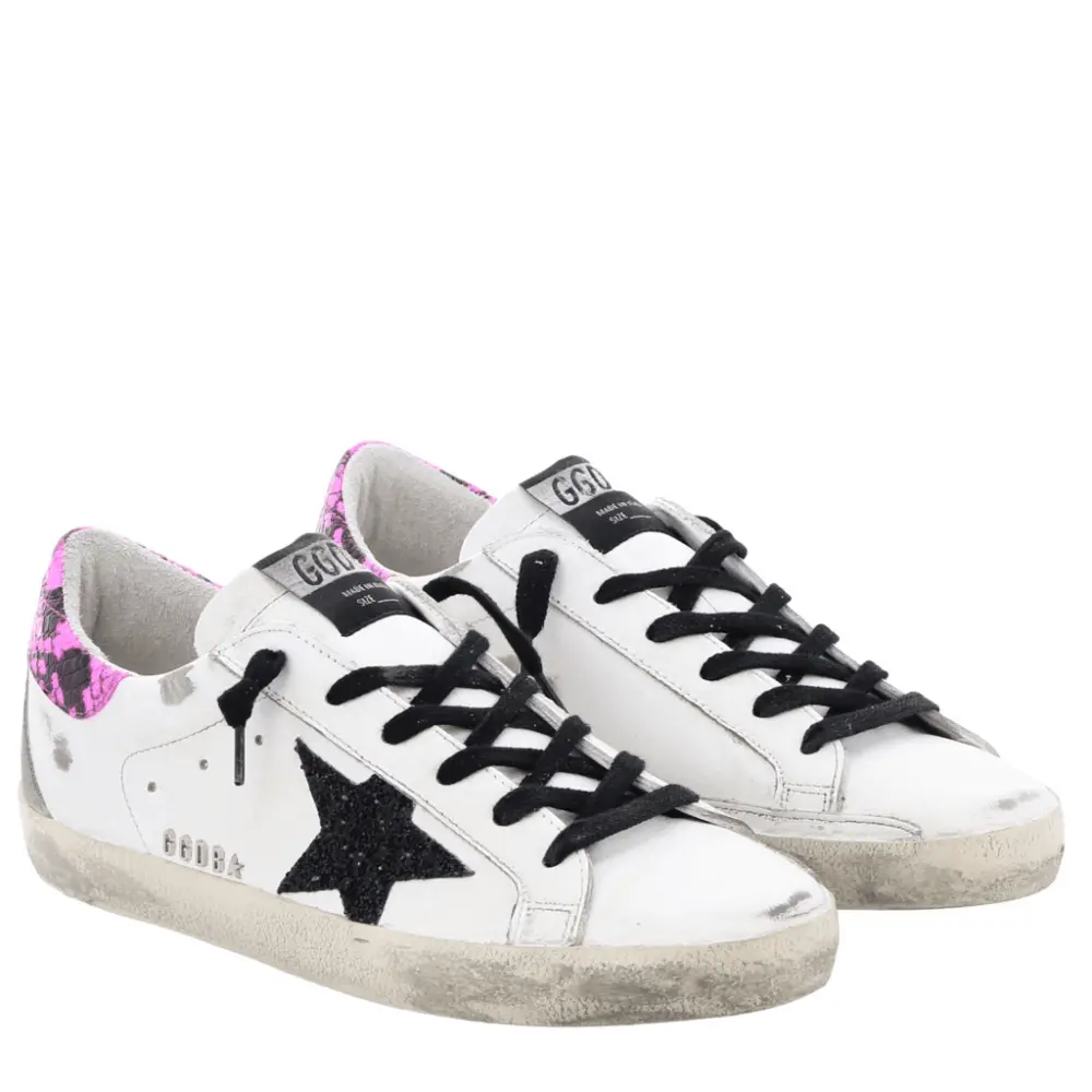 Giày Golden Goose Wmns Superstar 'Snakeskin - White Fuchsia' G36WS590-S91 - Ảnh 3