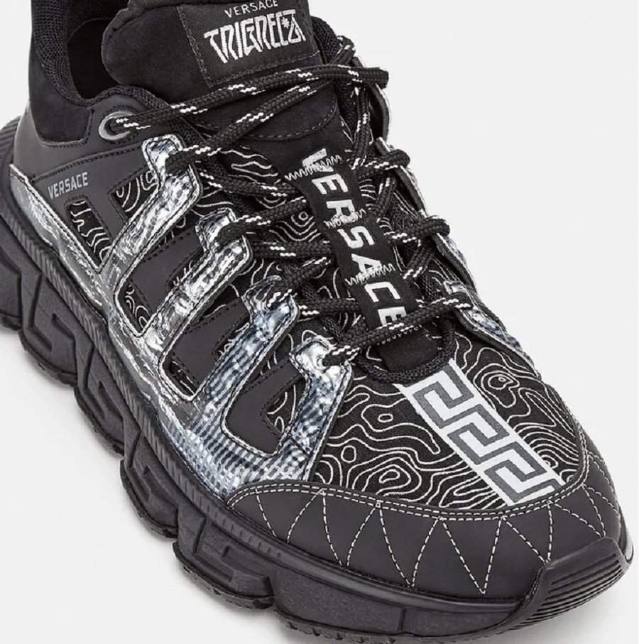 Giày Versace Trigreca Trainers Black DSU8094-D18TCG-D4192 - Ảnh 4