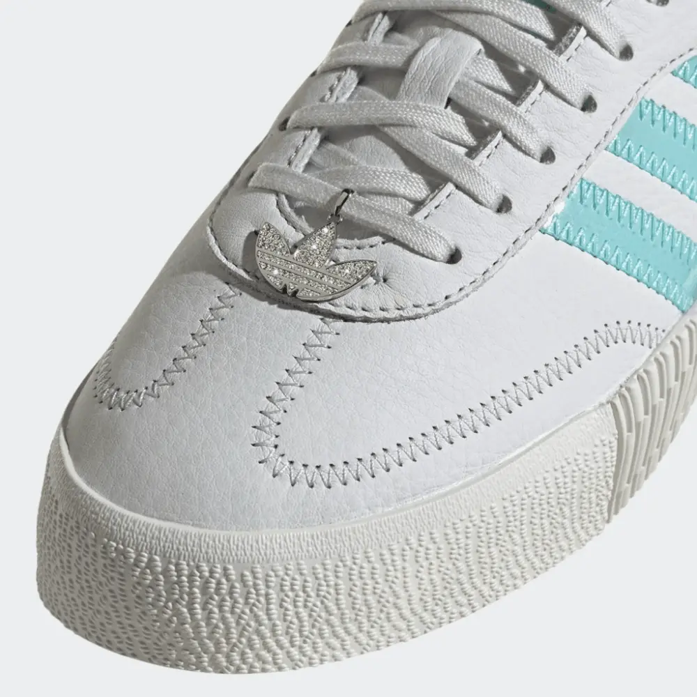 Giày Adidas Originals X Swarovski Sambarose 'White Aqua' GZ8618 - Ảnh 5