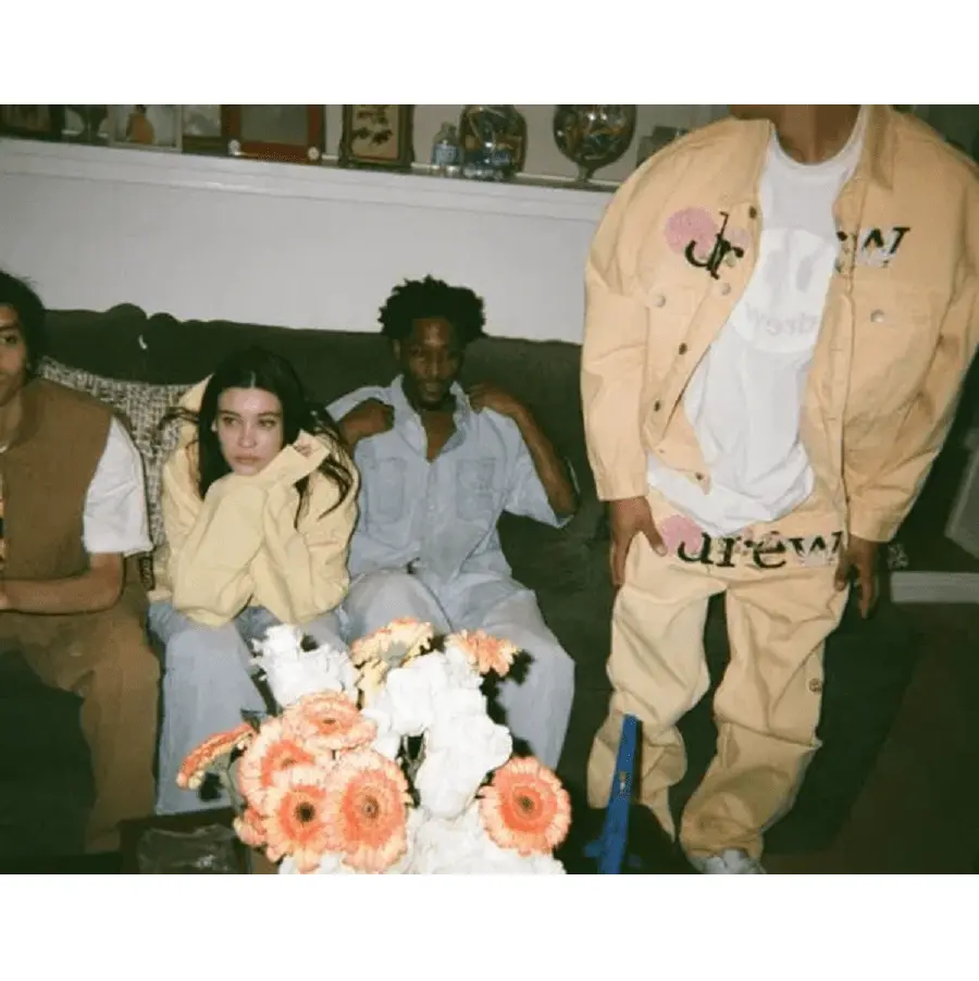 Alternative view of Áo Drew House Trucker Jacket Tangerine Floral