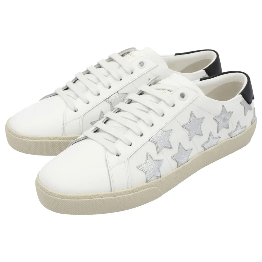 Giày Saint Laurent Wmns Court Classic SL06 'White Metallic' 419197-0MP10-9082 - Ảnh 5