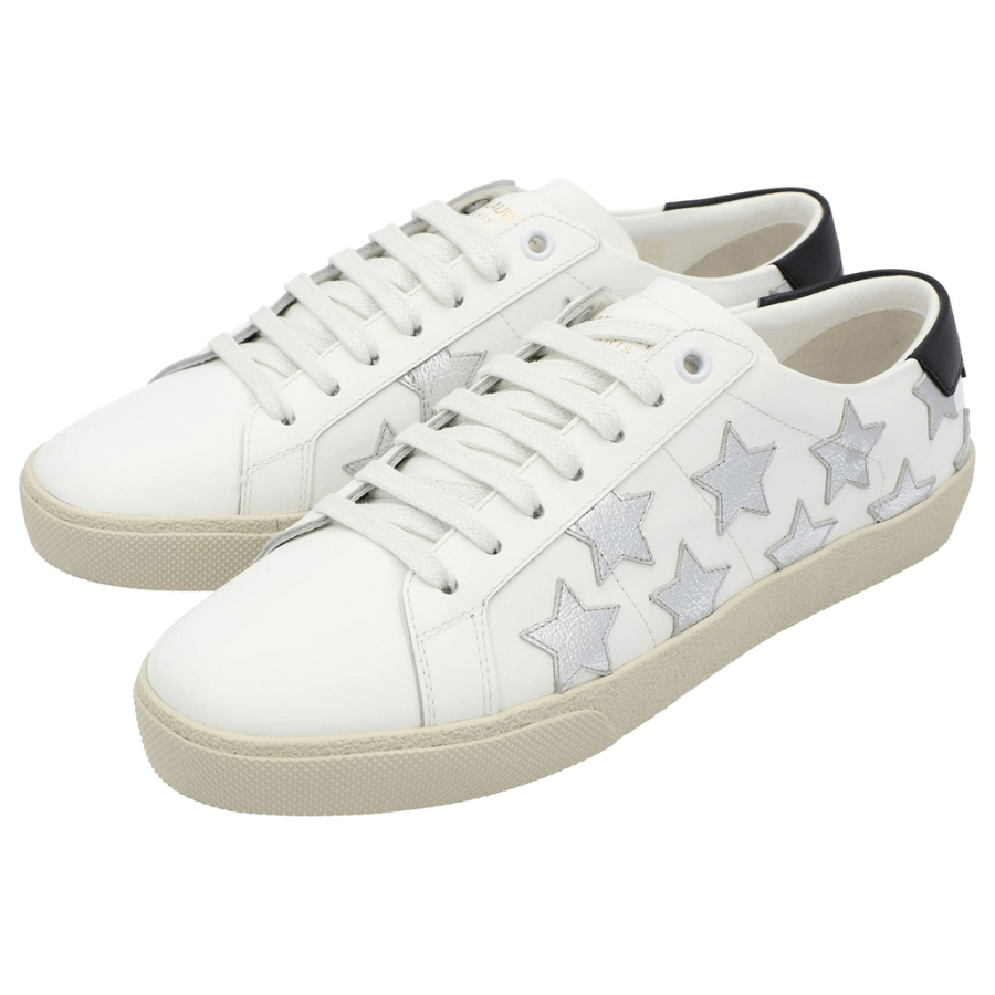 Giày Saint Laurent Wmns Court Classic SL-06 'White Metallic' 4191970MP109082 - Ảnh 3