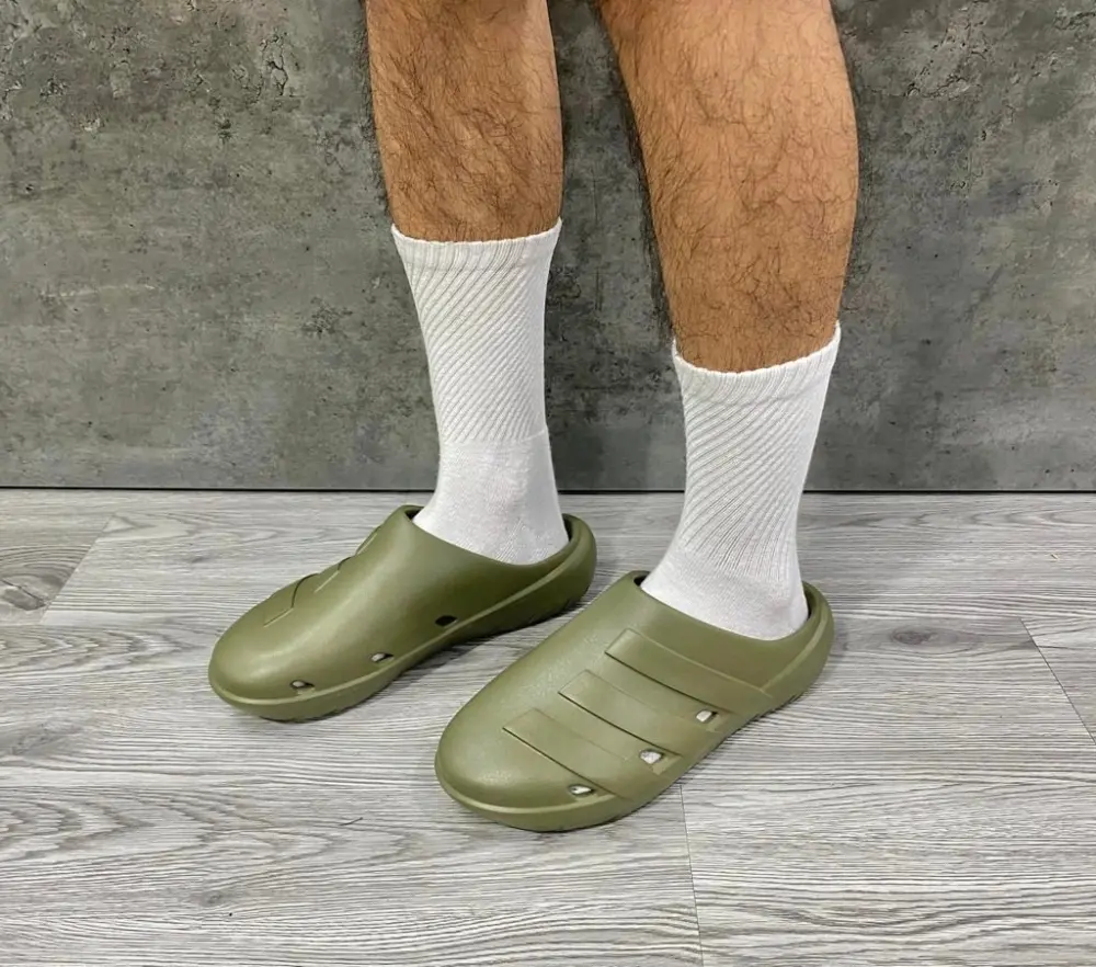 Dép Adidas Adicane Clogs 'Olive Strata' HQ9917 - Ảnh 4