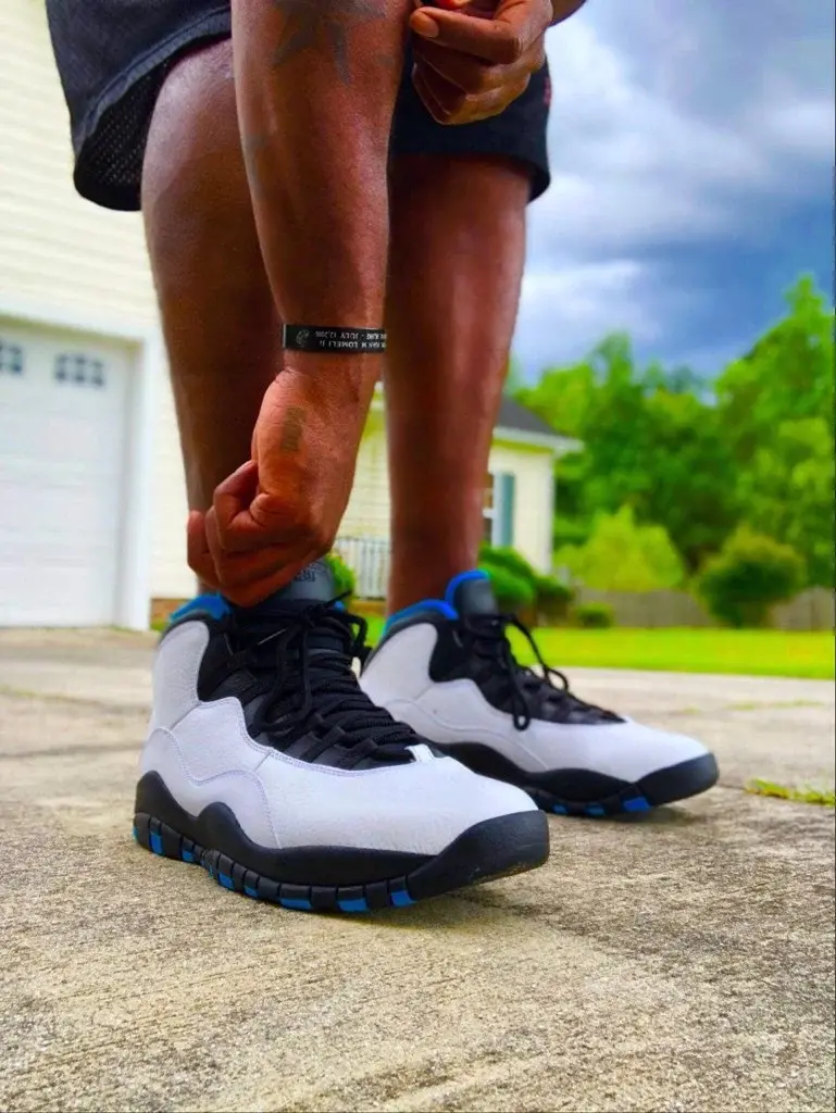 Giày Nike Air Jordan 10 Retro 'Powder Blue' 2014 310805-106 - Ảnh 3
