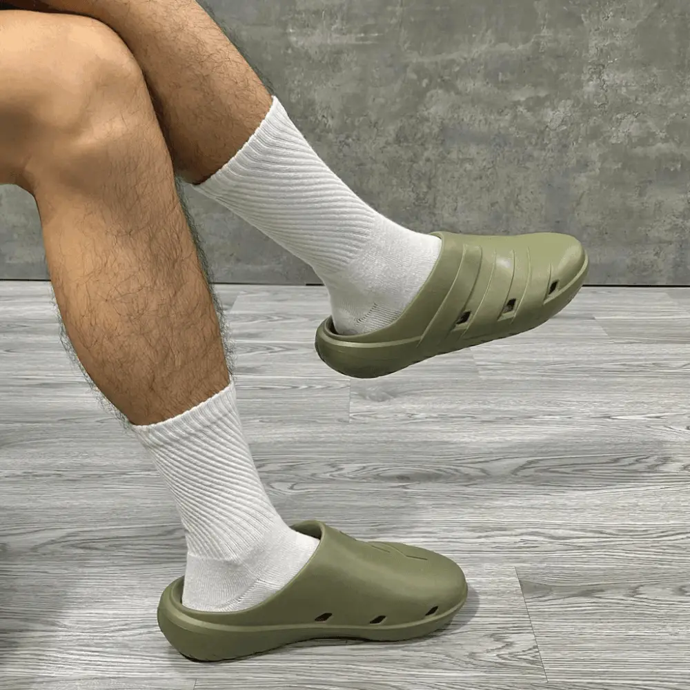 Dép Adidas Adicane Clogs 'Olive Strata' HQ9917 - Ảnh 5