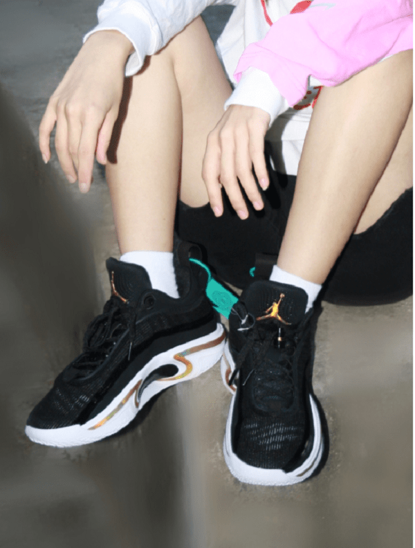 Giày Nike Jordan 36 Low PF 'Black Gold White Sole' DH0832-071 - Ảnh 3