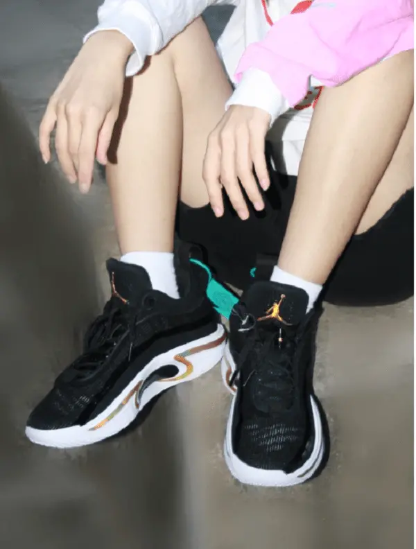 Giày Nike Jordan 36 Low PF 'Black Gold White Sole' DH0832-071 - Ảnh 3