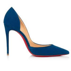 Giày Cao Gót Christian Louboutin Iriza 100 100 'Ludwig Veau Velours' 3130523U467