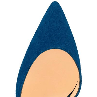 Giày Cao Gót Christian Louboutin Iriza 100 100 'Ludwig Veau Velours' 3130523U467 - Ảnh 5