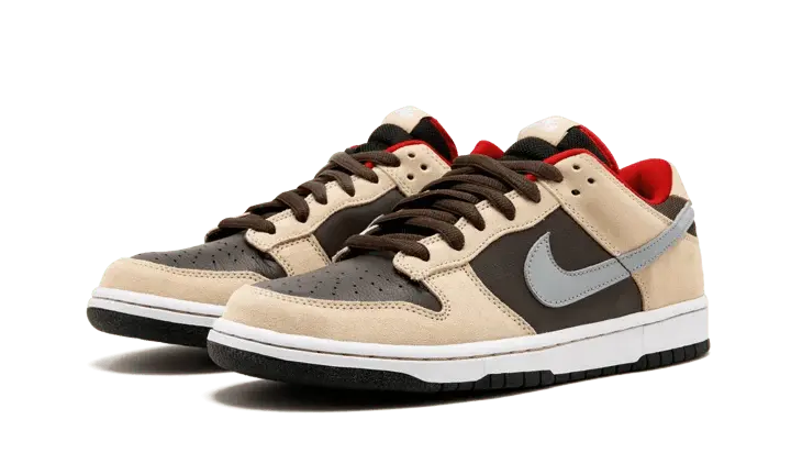 Giày Nike Dunk SB Low Dark Chocolate Linen 313170-203 - Ảnh 4