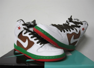Alternative view of Giày Nike SB Dunk High Cali 313171-201
