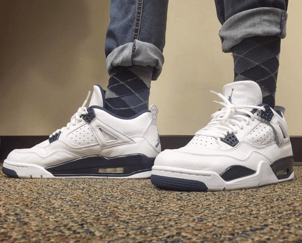 Giày Nike Air Jordan 4 Retro LS 'Legend Blue' 314254-107 - Ảnh 4