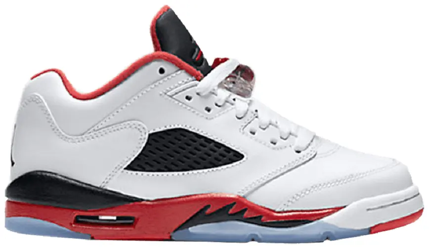 Giày Nike Air Jordan 5 Retro Low GS 'Fire Red' 2016 314338-101
