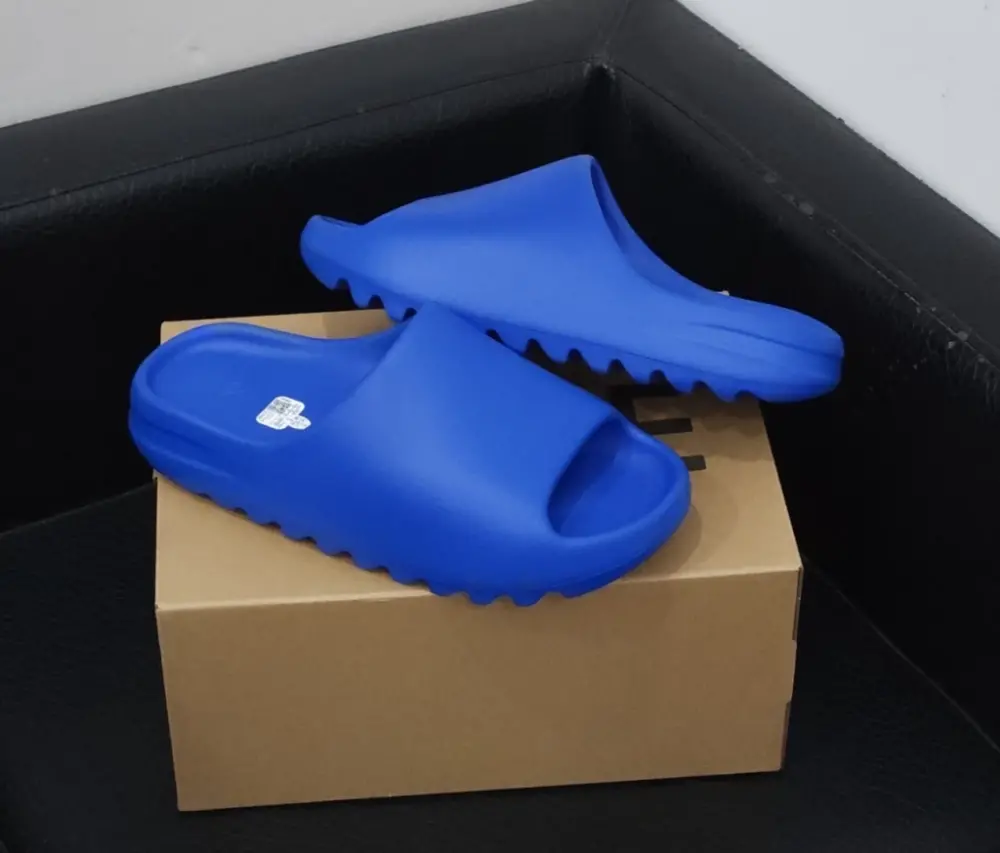 Dép Adidas Yeezy Slide 'Azure' ID4133 - Ảnh 5