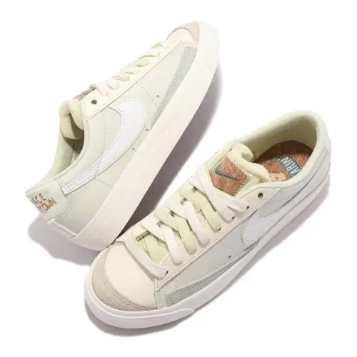 Giày Nike Wmns Blazer Low 77 'Green Ivory' DM7186-011 - Ảnh 3