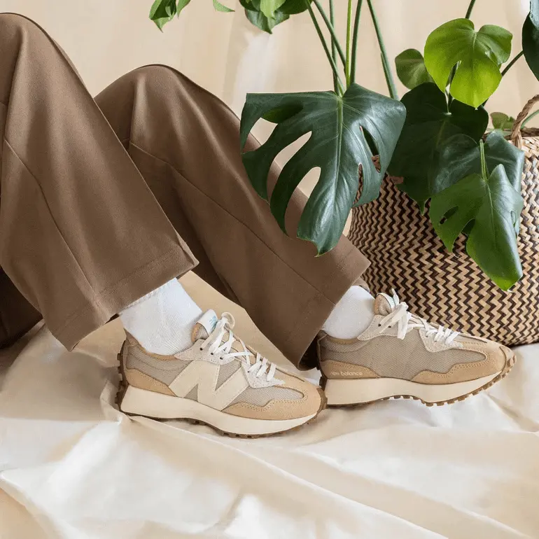 Giày New Balance 327 'Beige' MS327RE - Ảnh 3