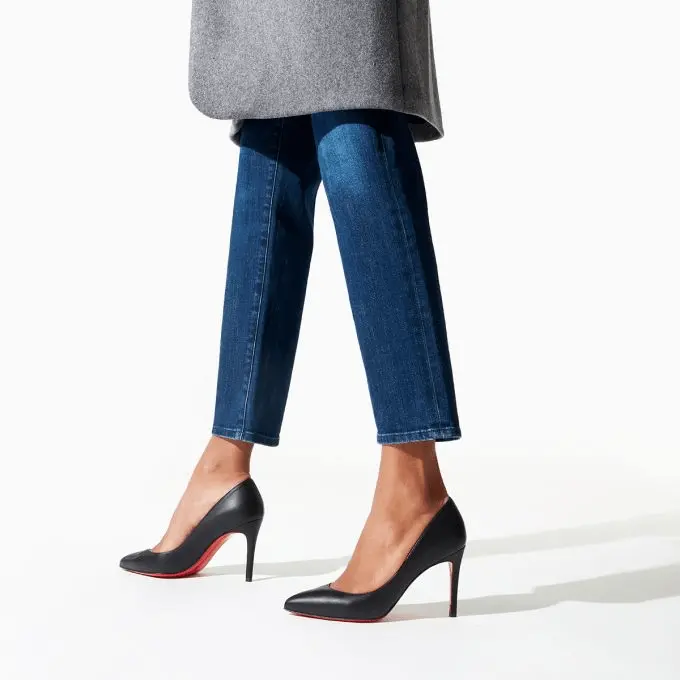 Alternative view of Giày Cao Gót Christian Louboutin Pigalle Nappa Shiny 85 'Black' 3160522BK01