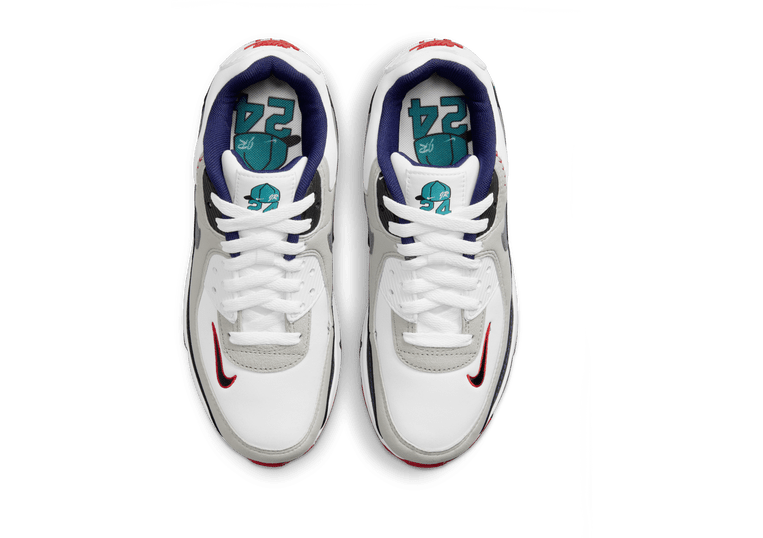 Giày Nike Ken Griffey Jr. x Air Max 90 GS 'Backwards Cap' DJ5194-100 - Ảnh 4