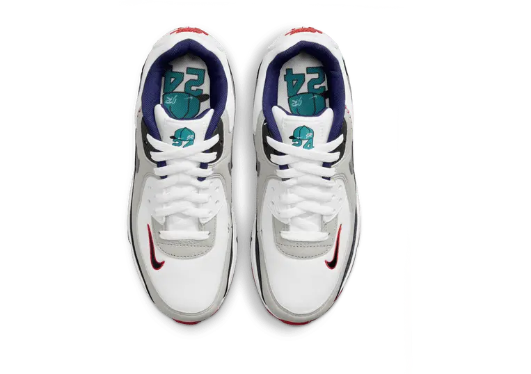 Giày Nike Ken Griffey Jr. x Air Max 90 GS 'Backwards Cap' DJ5194-100 - Ảnh 4