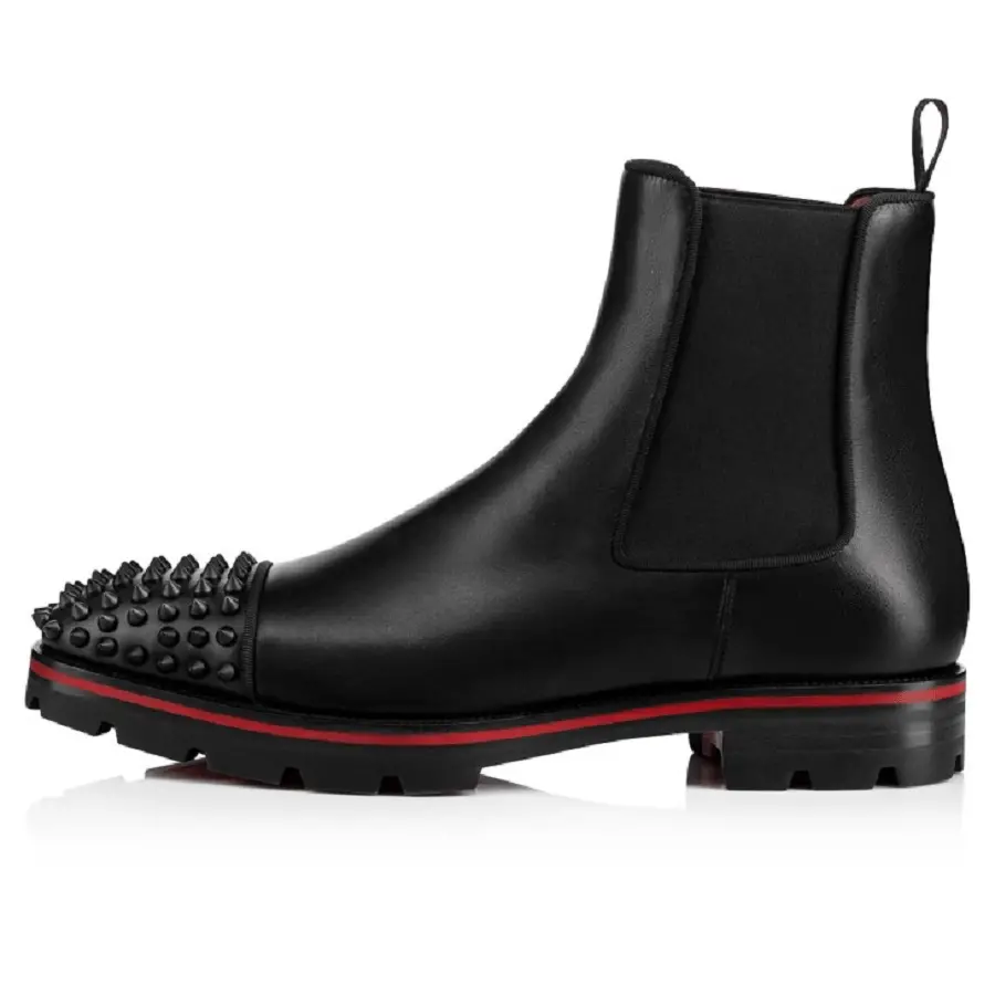 Giày Christian Louboutin Melon Spikes 'Black' 3181222B026 - Ảnh 5