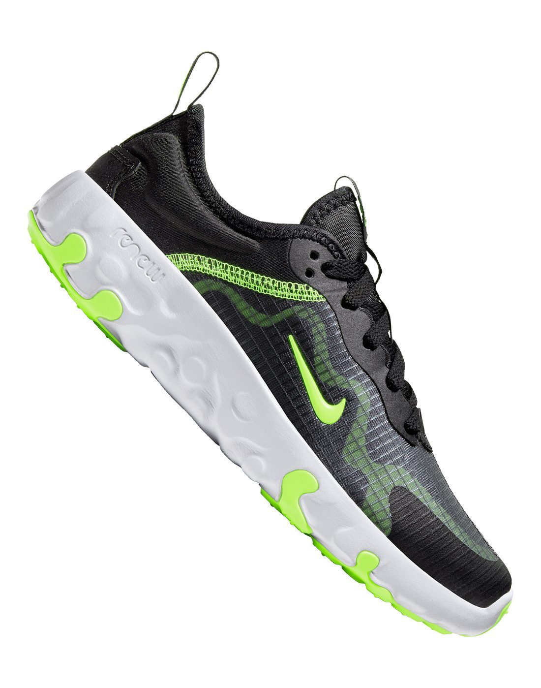 Giày Nike Renew Lucent GS Black Volt Green CD6906-004 - Ảnh 5