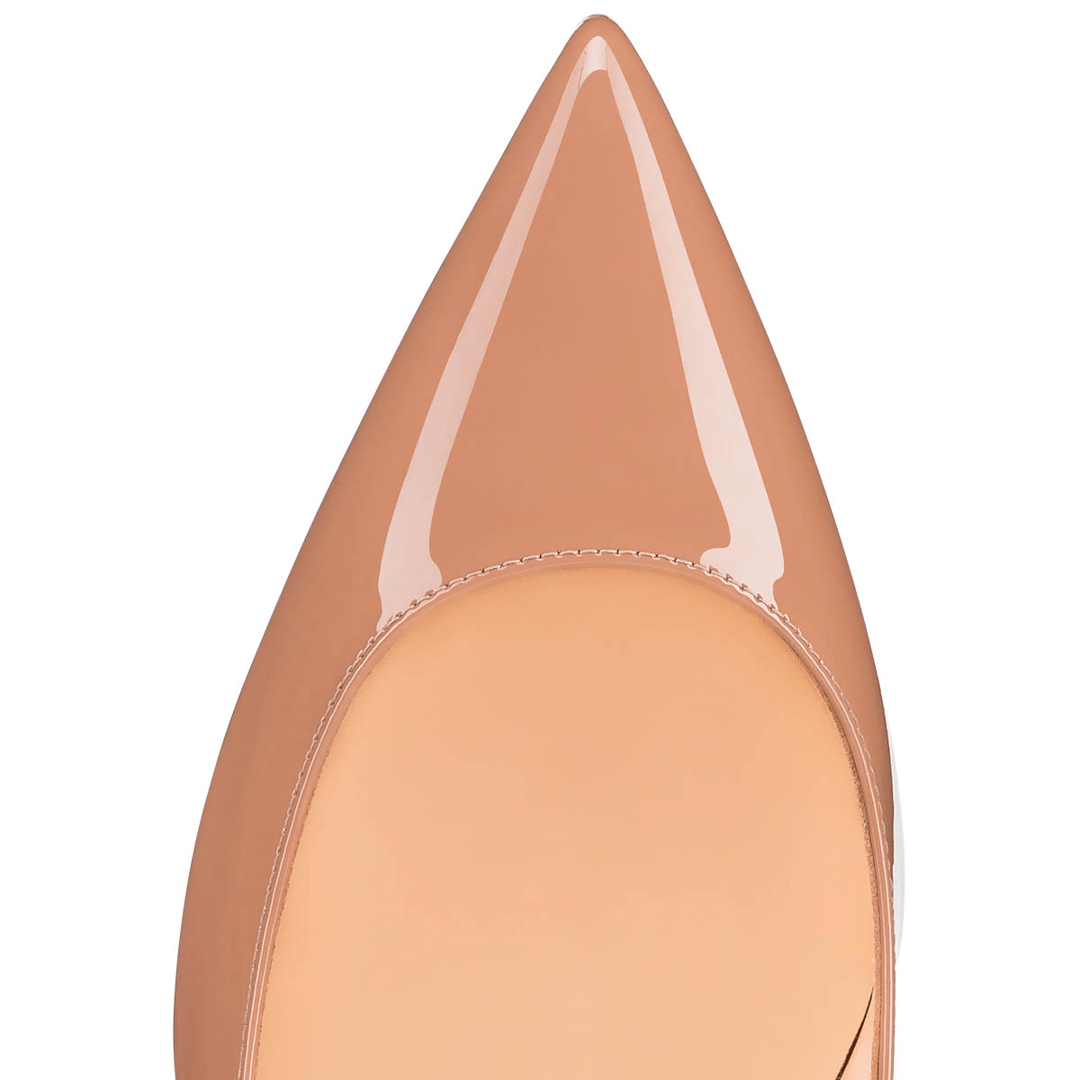 Giày Cao Gót Christian Louboutin Kate 70 'Nude Patent' 3191451PK1A - Ảnh 5