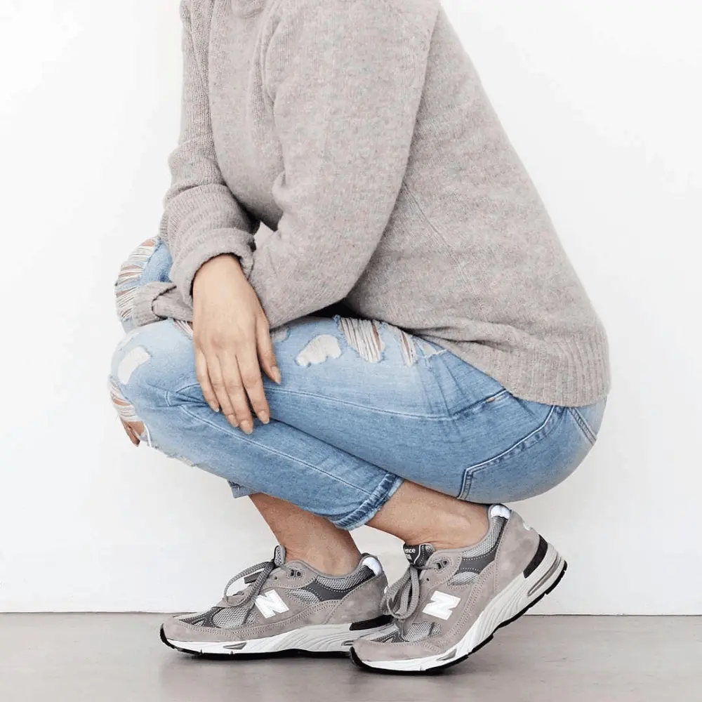 Giày New Balance Wmns 991 Made In England 'Grey' W991GL - Ảnh 4