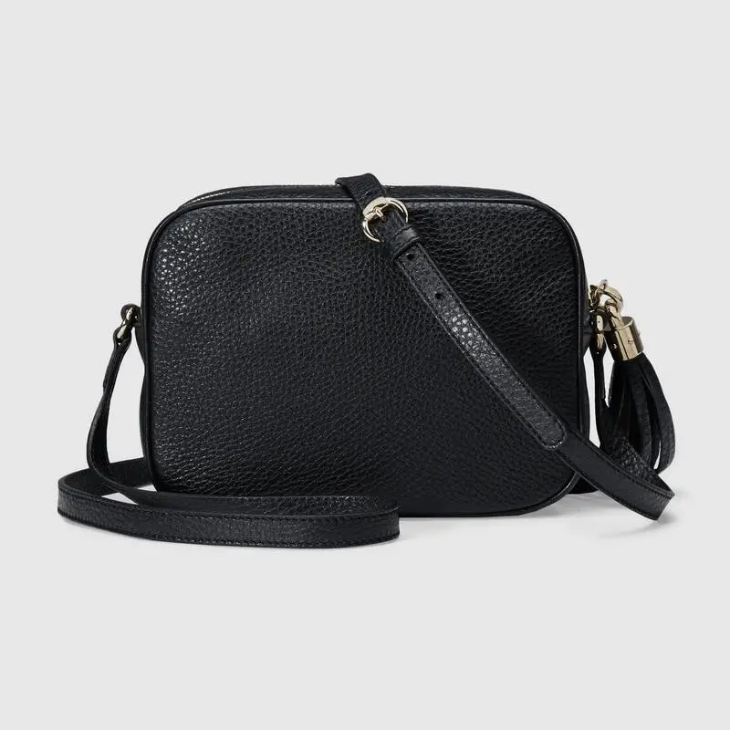 Túi Gucci Soho Small Leather Disco Bag Black 308364 A7M0G 1000 - Ảnh 3