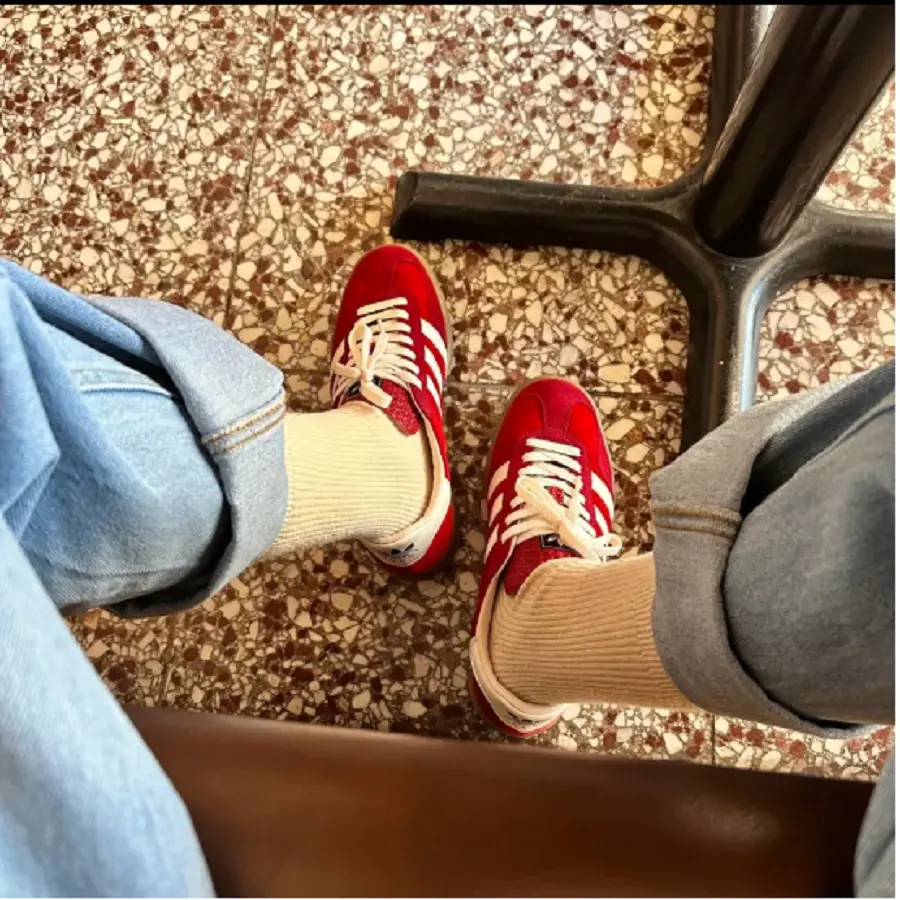 Giày Adidas x Gucci Gazelle 'Red Velvet' 707848-9STU0-6360 - Ảnh 3