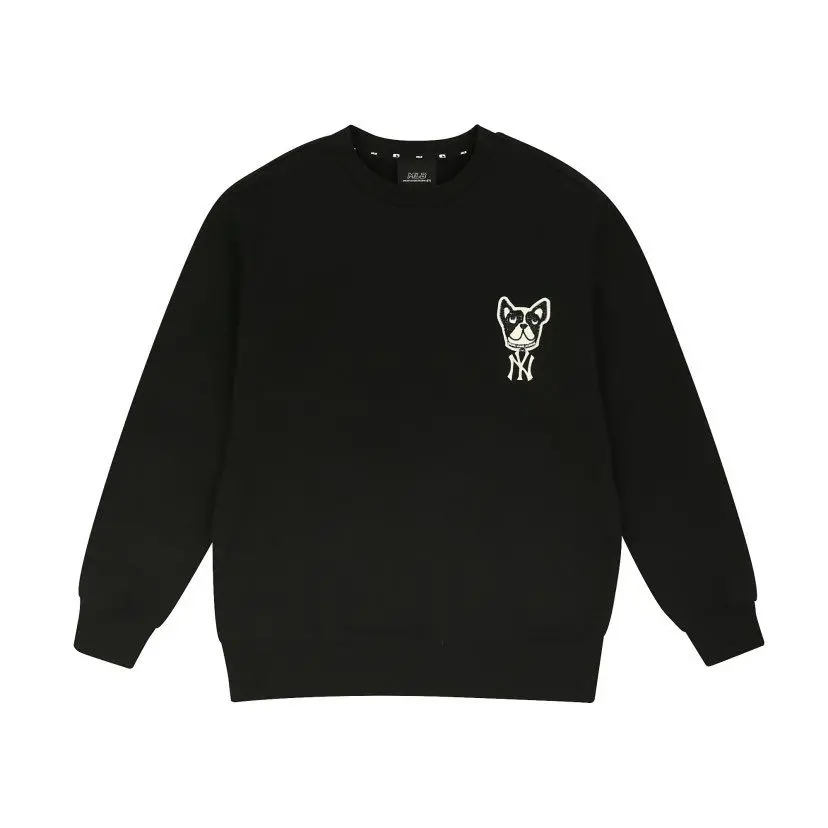Áo MLB Sweater MLB Bull Dog Black 31MTC1011-50L - Ảnh 4