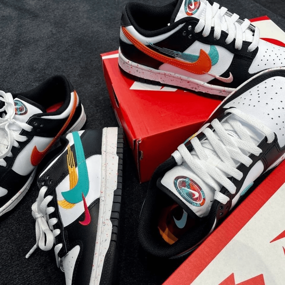 Giày Nike Dunk Low 'White Washed Teal' FD4623-131 - Ảnh 6