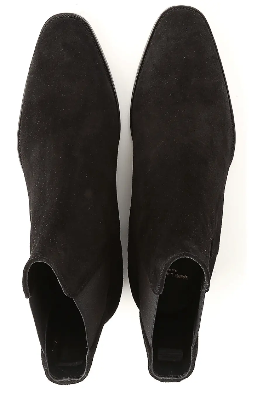 Giày Saint Laurent Wyatt Suede Chelsea Boot 'Black' 443208BT3001000 - Ảnh 3