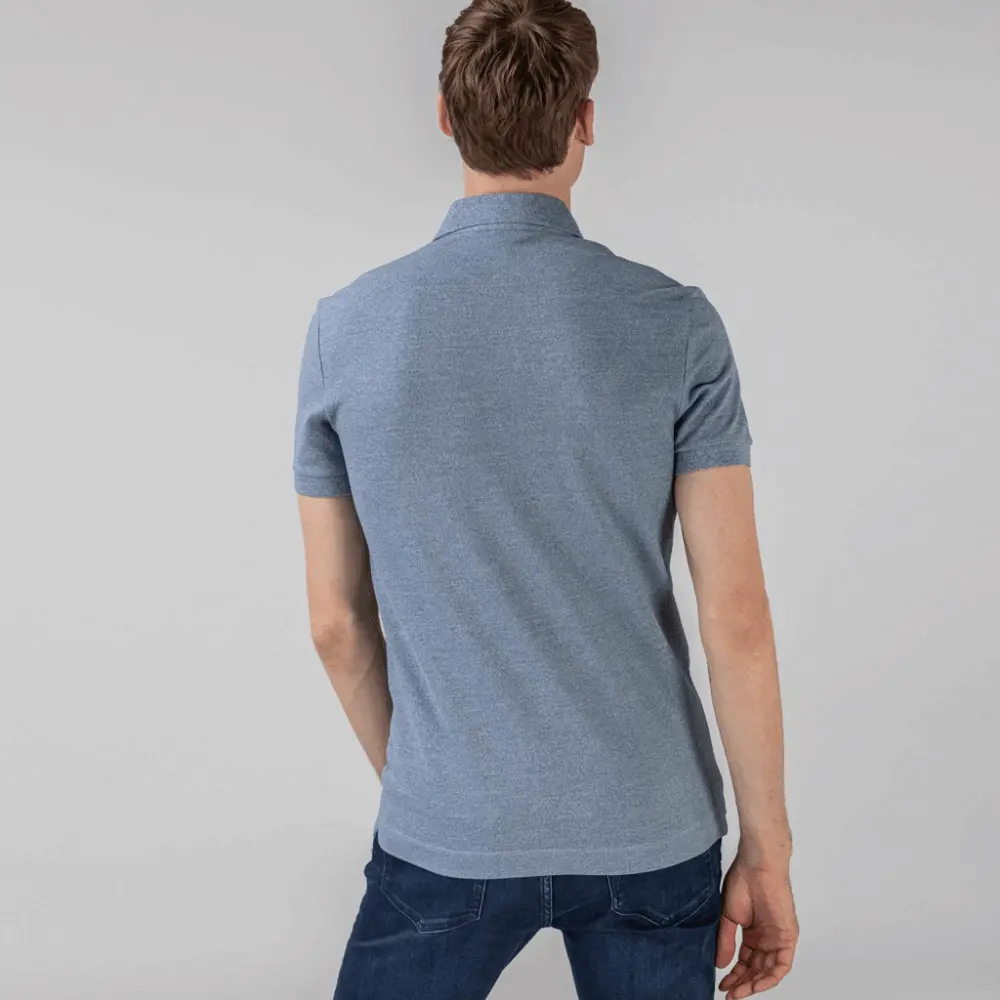 Áo Lacoste Men's Paris Polo Regular Fit Stretch Cotton Piqué PH5522-1GF - Ảnh 5