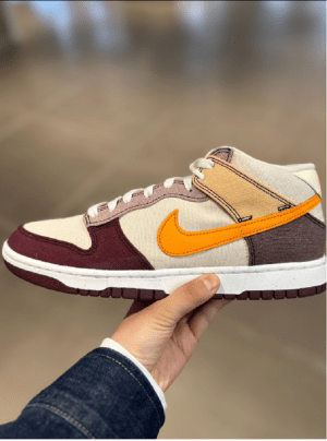 Alternative view of Giày Nike Dunk Mid 'Coconut Milk Plum Orange' DV0830-101