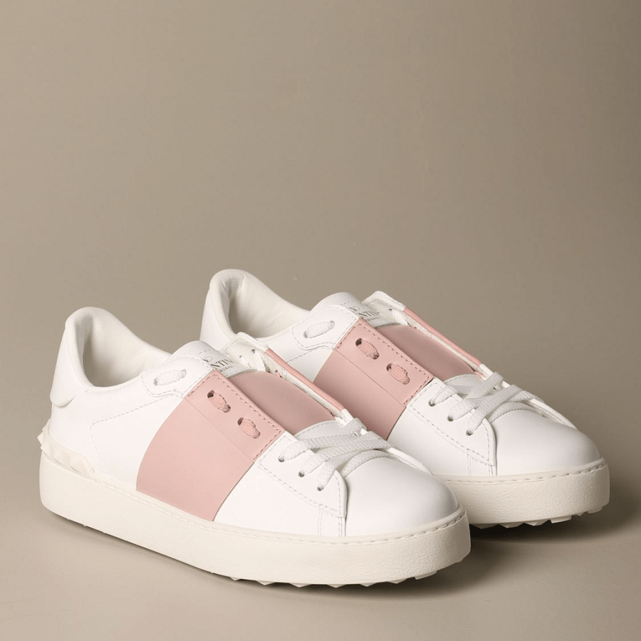 Giày Valentino Wmns Calfskin Leather White UW2S0781BLU834 - Ảnh 5