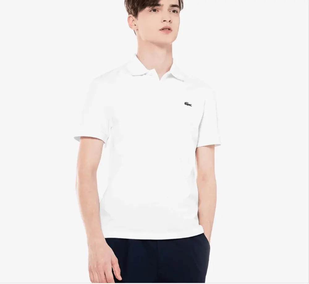 Áo Lacoste Men's French Polo White PH731E-51G-67G - Ảnh 3