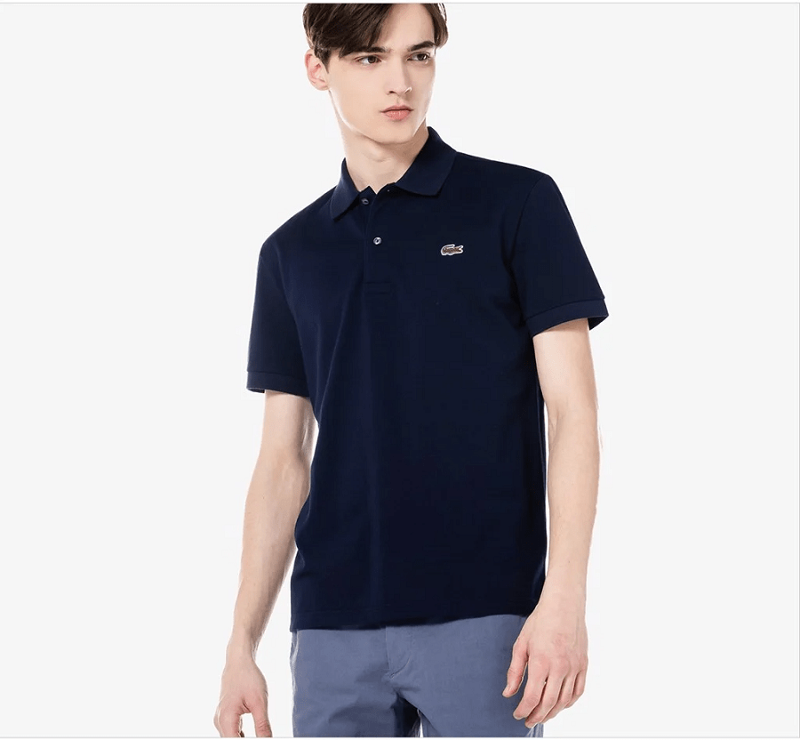 Áo Lacoste Men's French Polo Navy PH731E-51G-166 - Ảnh 4
