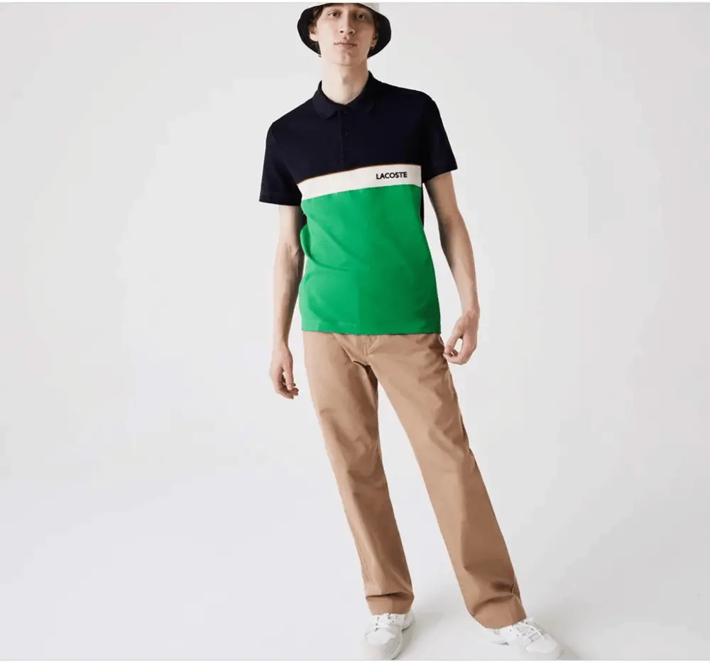 Áo Lacoste Men's Worthing Color Block Polo PH9766-51G-R49 - Ảnh 3