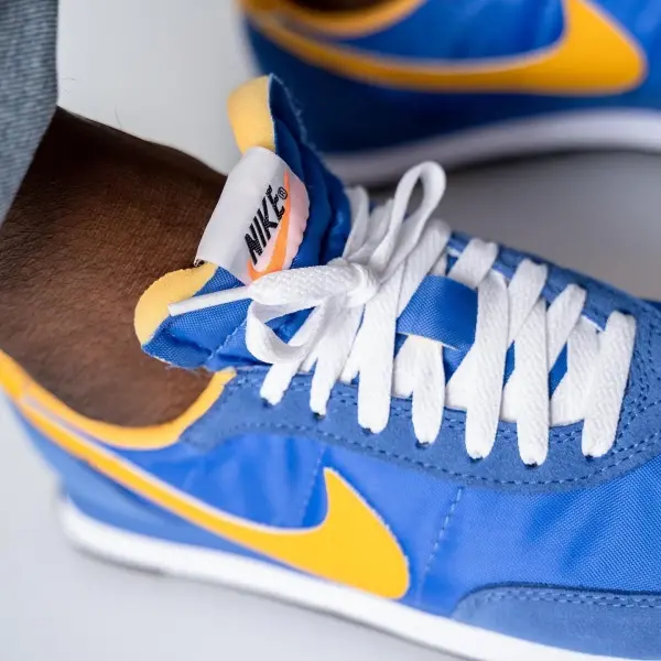 Giày Nike Waffle Trainer 2 'Blue University Gold' DH1349-402 - Ảnh 4