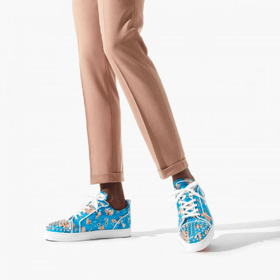 Giày Christian Louboutin Louis Junior Spikes 'Multicolour' 3220149J322 - Ảnh 2