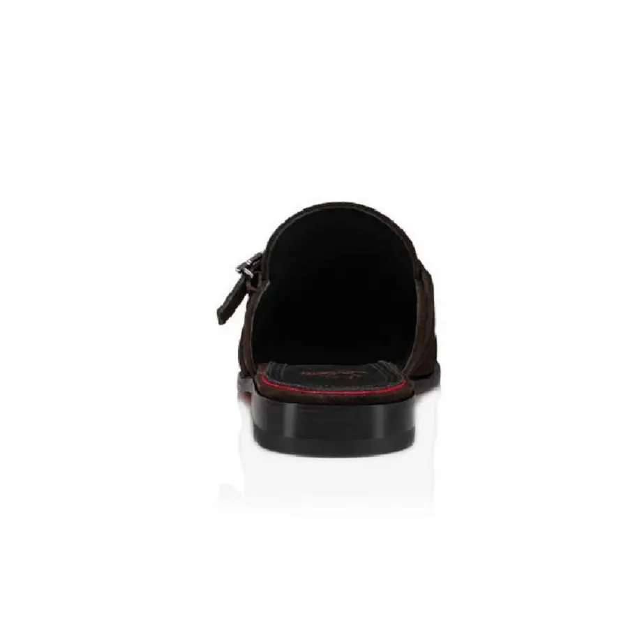 Giày Christian Louboutin Muloman 'Brown Calf' 3220329BW1E - Ảnh 5