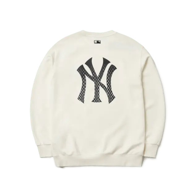 Alternative view of Áo MLB Monogram Diamond Gradient Bag Big Logo Overfit Sweatshirt NY Yankees