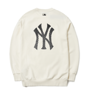 Áo MLB Monogram Diamond Gradient Overfit Sweatshirt ‘Grey’ 3AMTM0514-50IVS