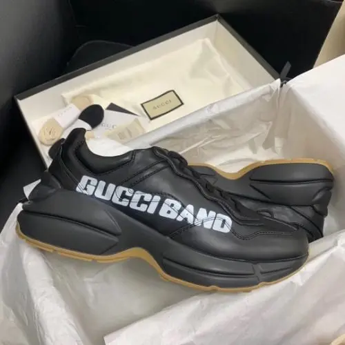 Alternative view of Giày Gucci Rhyton 'Gucci Band - Black' 599145 DRW00 1000