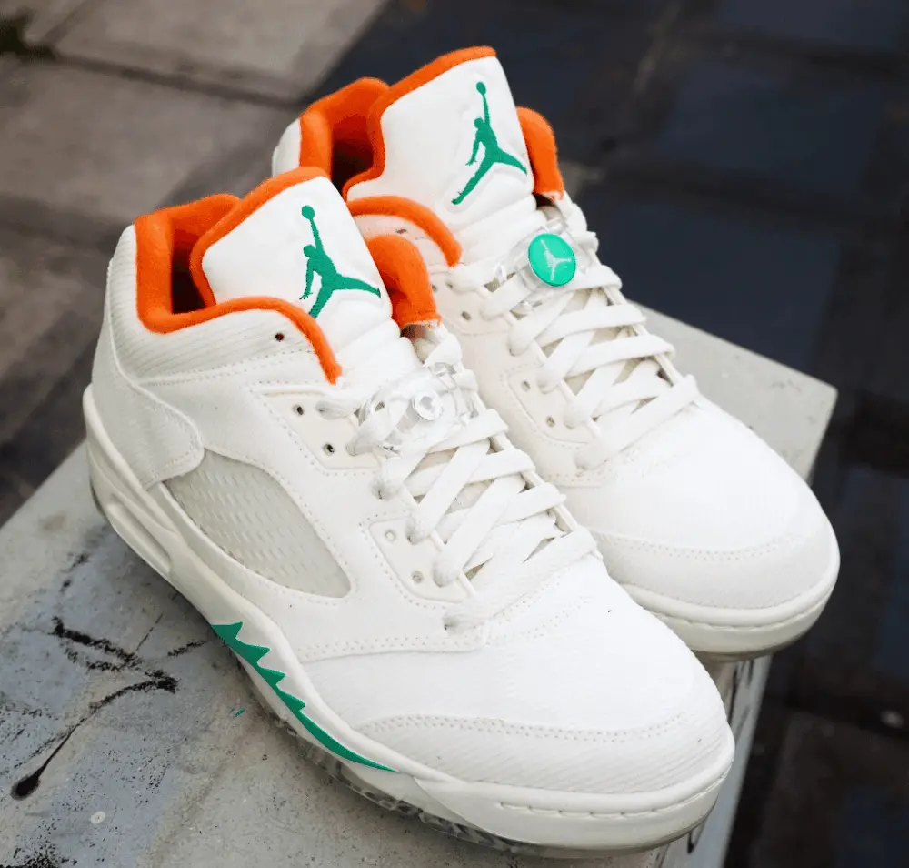 Giày Nike Air Jordan 5 Low Golf NRG 'Lucky And Good' CW4204-100 - Ảnh 4