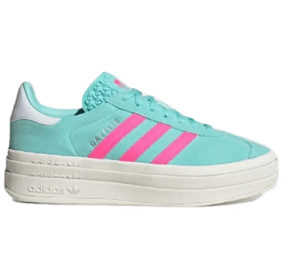 Giày Adidas Gazelle Bold 'Flash Aqua Lucid Pink' ID7026