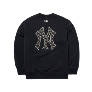 Alternative view of Áo MLB Monogram Bag Big Logo Overfit Sweatshirt NY 3AMTM0114-50BKS