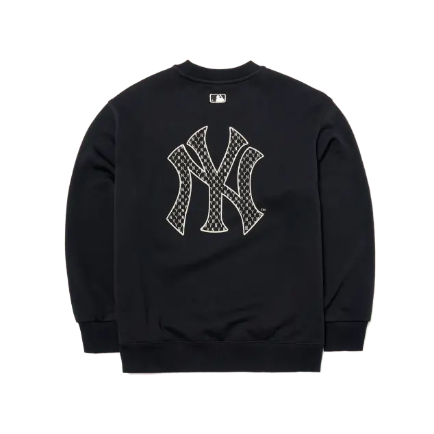 Alternative view of Áo MLB Monogram Bag Big Logo Overfit Sweatshirt NY 3AMTM0114-50BKS