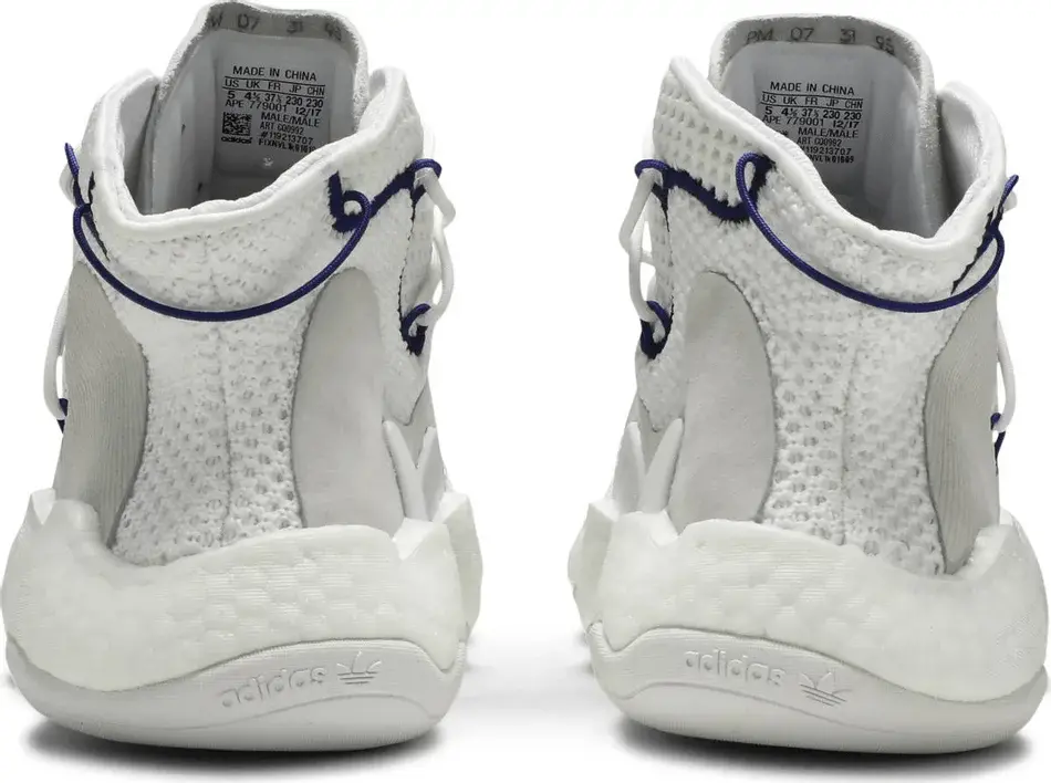 Giày Adidas Crazy BYW LVL 1 'White Purple' CQ0992 - Ảnh 6